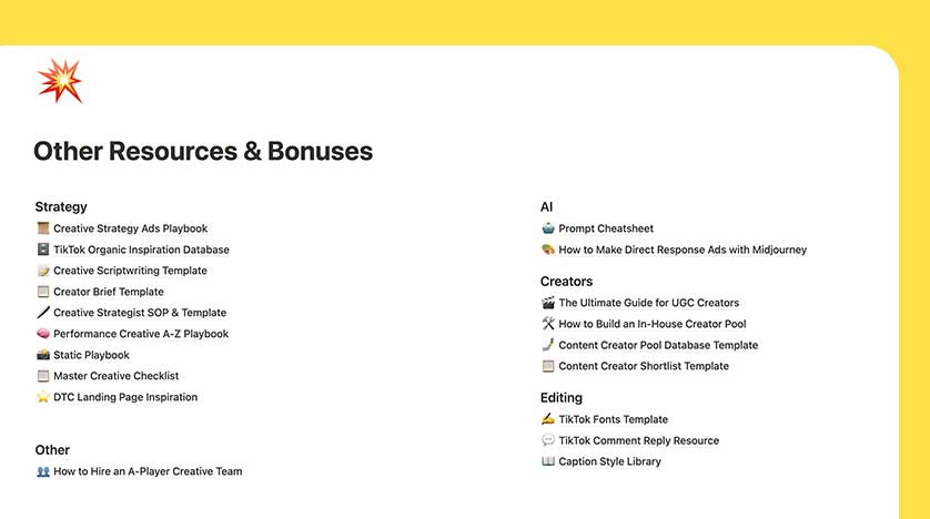 Additional Resources